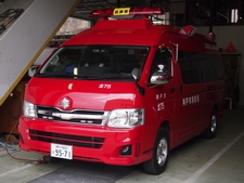 都道府県指揮隊車