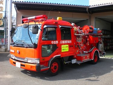 ［水１-Ａ型］ 水槽付きポンプ車